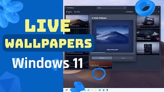 Windows 11 Set a LIVE wallpaper to animate your desktop [upl. by Diego]