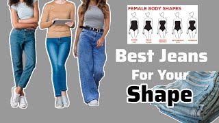 How To Find Perfect Jeans For Your Body Shape  Best Jeans For Your BodyType bodyshapes jeans [upl. by Assiram]