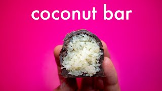 Delicious Hand Formed BountyInspired Coconut Chocolate Bars  Part 2 [upl. by Suhcnip]