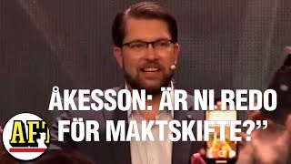 Åkessons tal på SDs valvaka ”Är ni redo för maktskifte” [upl. by Ruth]