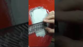 How to Fix a Dent with a Slide Hammer shorts autobodyrepair autobody autobodywork [upl. by Norvol194]