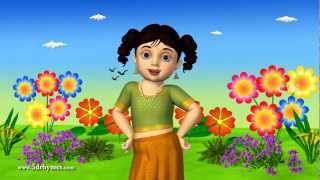 Chubby Cheeks Dimple Chin  3D Animation Nursery rhyme for children with Lyrics [upl. by Tyra]