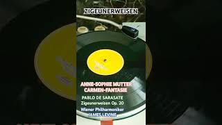 VinylLP SARASATE Zigeunerweisen ANNESOPHIE MUTTER CARMENFANTASIE  SPU MS Jorgen Schou 6600 [upl. by Cain]