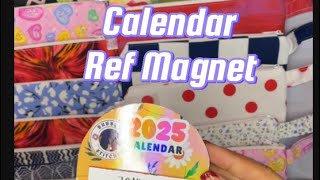 Freebies mini calendar ref magnet [upl. by Ojimmas]