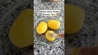 Patates Varsa Hemen Yapın 😍🥔 viralshort patates yemektarifleri tarif cooking [upl. by Godrich]