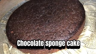 Chocolate sponge cake recipe 🥮 [upl. by Garwood]