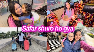 Safar shuro ho gya  new hair colour  Sitara Yaseen vlog [upl. by Ramey126]