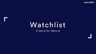 Feature explained Watchlist [upl. by Goldina]