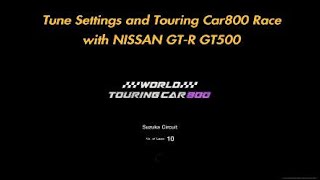 GT7  Tune Settings and PP800 Race  NISSAN GTR GT500  Suzuka Circiut [upl. by Arsuy437]