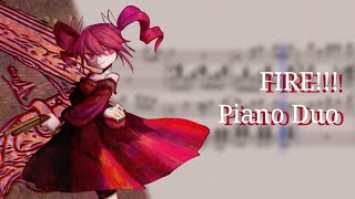 Piano Duo Vane amp JamieP  FIRE [upl. by Garrison908]