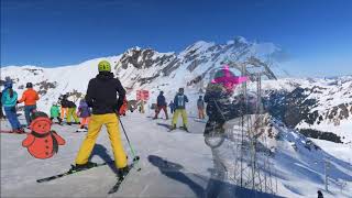 Hasliberg Reuti  Bidmi  AlpenTower  Winterwanderung  27 Febr 2019 [upl. by Sanferd425]