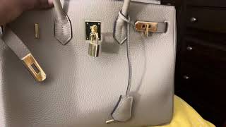 Birkin inspired Bag From Bag Inc in China [upl. by Yrtnej]