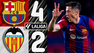 🎥 Barcelona vs Valencia 42  Match Review La Liga 20232024 [upl. by Alleahcim]