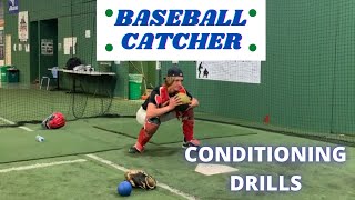 Baseball Catcher  Conditioning Drills for the baseball catcher [upl. by Anairad]