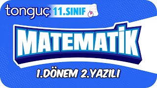 11Sınıf Matematik 1Dönem 2Yazılıya Hazırlık 📑 2024 [upl. by Lienet671]