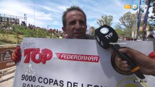 Rally Dakar 2016  Largada desde Tecnópolis Entrevista a Marc Coma [upl. by Luahs]