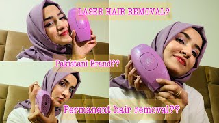 IPL LASER HAIR REMOVAL DEVICE  DEMO  AFFORDABLE LASER REMOVAL HANDSET 💜🤍 [upl. by Arimay]