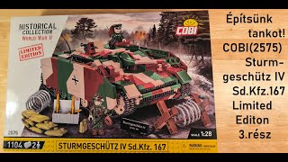 Építsünk tankot COBI2575 Sturmgeschütz IV SdKfz167  Limited Editon 3rész [upl. by Leidba]