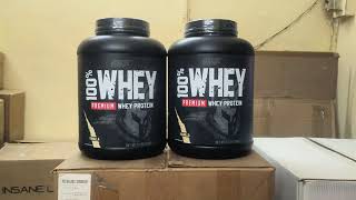 Nutrex Research 100 Premium Whey Review  Made in USA [upl. by Atibat]