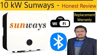 10kW Sunways Solar Inverter  On Grid  Net Metering  Honest Review  WoF Digital  Faisal Shah [upl. by Ailyn406]