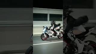 So pretty 🤍 motorcycles biker bikelife bikergirl short fyp fypyoutube viral top status [upl. by Cornia]