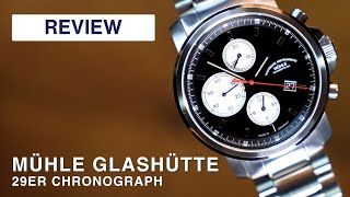 Mühle Glashütte 29er Chronograph M12543MB  Watch Review  Deutsch  4K  SG WATCHES [upl. by Cindelyn]