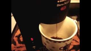 Brewing Cup of Morning Coffee  ASMR  Black amp Decker Brew N Go Personal Drip Coffeemaker [upl. by Reckford170]