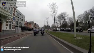 Begeleiding met ereescorte KMar vanaf De Eikenhorst naar de Gr Hertoginnelaan 240320152 [upl. by Eade]