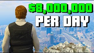 HOW TO MAKE 8000000 A DAY in GTA ONLINE [upl. by Fassold]