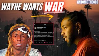 Lil Wayne Does NOT want War with Kendrick [upl. by Adnilim]