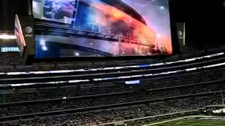 Massive Jumbo Tron Screen At Dallas Cowboys Stadium [upl. by Aramak596]