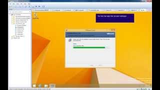 Install Microsoft Windows 81 on VMware Workstation [upl. by Feldt642]