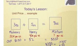 Algebra Word Problems Mixtures Part 1 [upl. by Mindi]