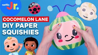 DIY CoComelon Lane Squishies 👶🐞 Paper Crafts for Kids  CoComelon Lane  Netflix Jr [upl. by Warram]