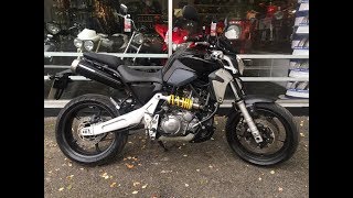 YAMAHA MT03 2006 660cc BLACK CARBON EXTRAS START UP AND REVIEW [upl. by Amias]