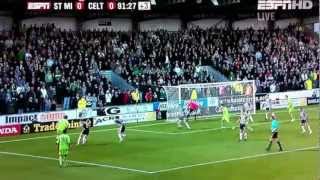 Gary Hooper score LATE winner against St Mirren [upl. by Amapuna]