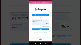 instaup login problem solve only 2minute [upl. by Eatnoid]