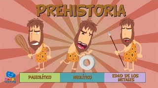 LA PREHISTORIA PARA NIÑOS  Vídeos Educativos para Niños [upl. by Akerdna]