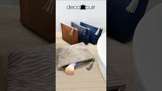 Coudre une trousse en cuir  Tutoriel Deco Cuir [upl. by Annaxor]