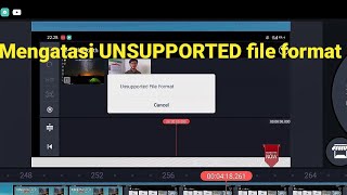 Cara mengatasi kinemaster error unsupported file format [upl. by Sweeney]