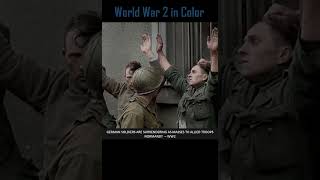 GERMAN SOLDIERS ARE SURRENDERING AS MASSES TO ALLIED TROOPS NORMANDY – WW2 dday normandy [upl. by Kattie630]