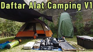 Peralatan Camping Versi 1  Daftar Peralatan Camping untuk Keluarga Anak Tiga [upl. by Zerimar271]