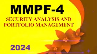 IGNOU MMPF4 Solved Assignment 2024 For January 2024 and July 2024 Sessions [upl. by Maidy643]