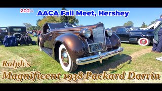 Ralphs 1938 Packard Darrin 2024 AACA Hershey Car Show packard aaca [upl. by Linson]