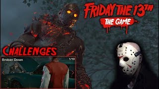 Friday the 13th the game  Gameplay 20  Challenge 1  Savini Jason [upl. by Willmert]