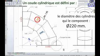 Le coude cylindrique 1  Élément de chaudronnerie [upl. by Leodora]