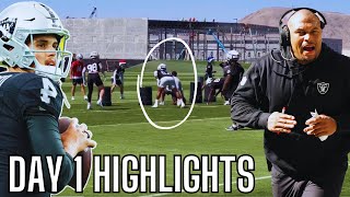 Antonio Pierce amp The Las Vegas Raiders Are SHOCKED By These Players At OTAs  Raiders News [upl. by Atinna]