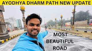 AYODHYA RAM MANDIR Dharmpath Marg CONSTRUCTION UPDATE  AYODHYA Development Project  AYODHYA Vlog [upl. by Ynahirb]