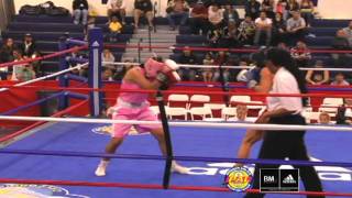 Rebeca Firebaugh Oxnard PAL vs Danyelle Wolf Old School adidas National Boxing Tournament [upl. by Pyle]