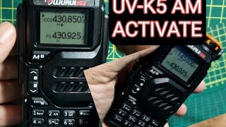 WURUI  UVK5  TURN ON AM  Receive  Test on Air BAND Freq [upl. by Nnalyrehc]